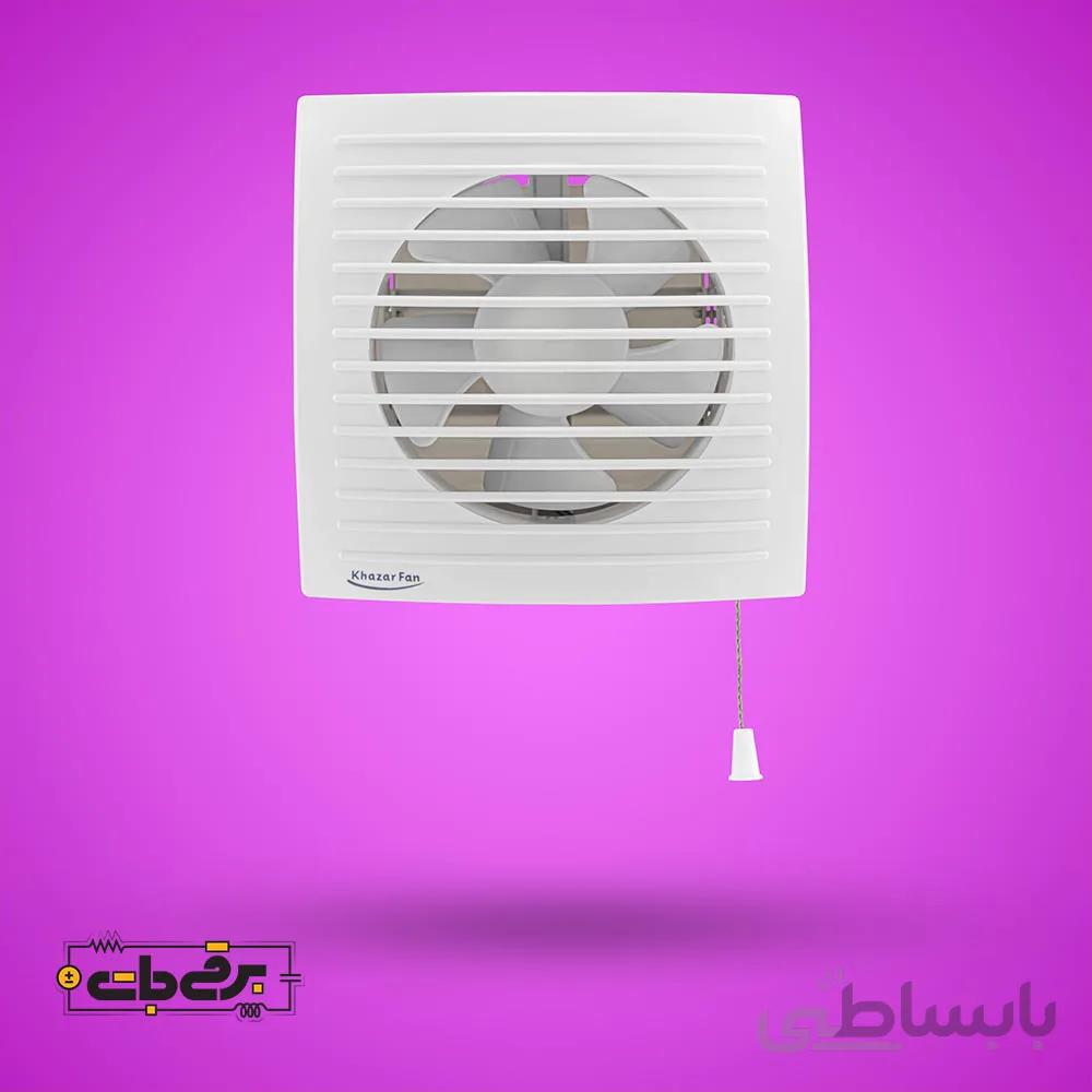 تهویه پروانه 15 لوکس دمپردار خزر فن