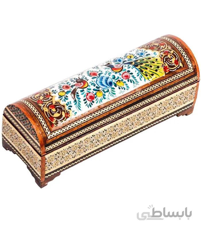 قلمدان خاتم کاری طول 23 سانتی متر کد LN-117
