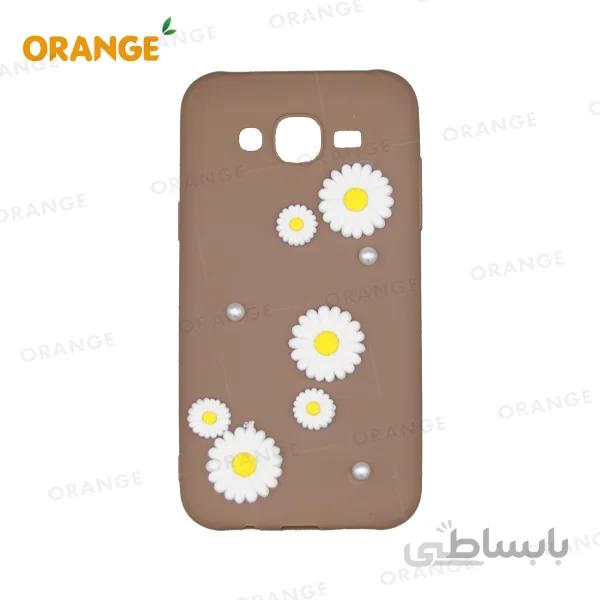 قاب گوشی سیلیکونی گل دار برند سامسونگ مدل J5
