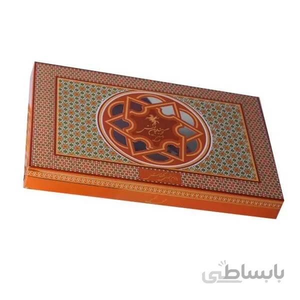 گز شیرین‌منش33% لقمه مخلوط پسته و بادام – 450 گرم