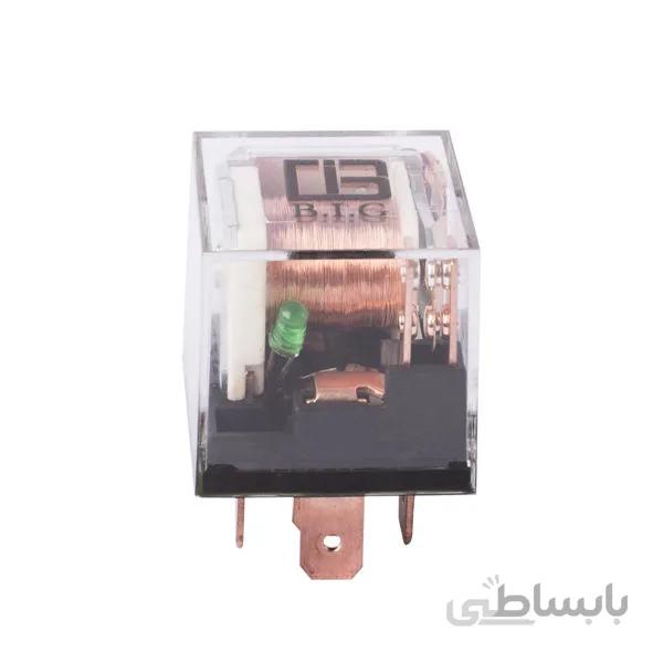 رله شیشه ای بوق 5 پایه 60 آمپر