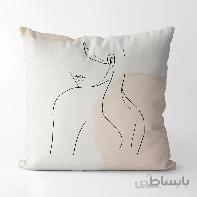 کاور کوسن طرح دختر girl1002