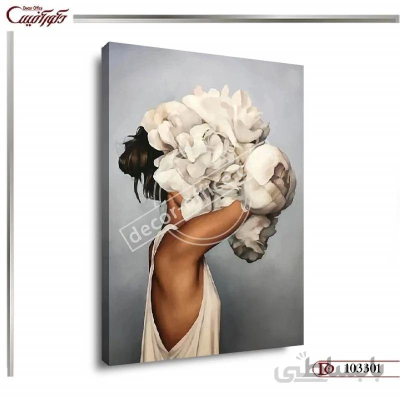 تابلو دکوراتیو چهره مدرن 3301 ا Modern face decorative paintings 3301