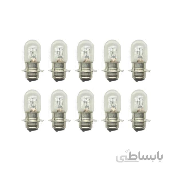 لامپ جلو موتور سیکلت ریسر سایکل مدل 35x35 بسته 10 عددی