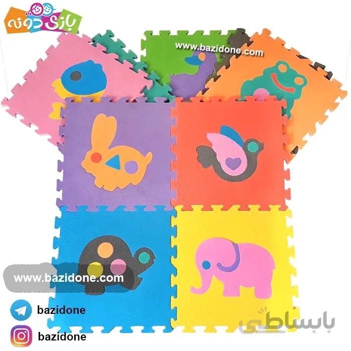 پازل کفپوش فومی حیوانات