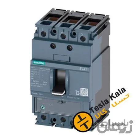 کلید SIEMENS اتوماتیک 160 آمپر قابل تنظیم حرارتی-غیرقابل تنظیم مغناطیسی 3VA1116-3EE36-0AA0