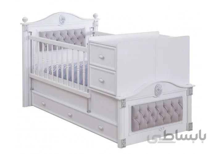 تخت دو منظوره رزطوسی (بدون کشو و بدون لمسه)
