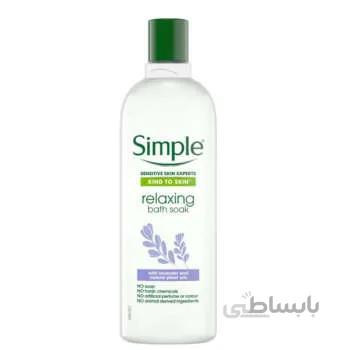 شامپو بدن سیمپل مدل Relaxing Bath Soak حجم 400 میلی لیتر