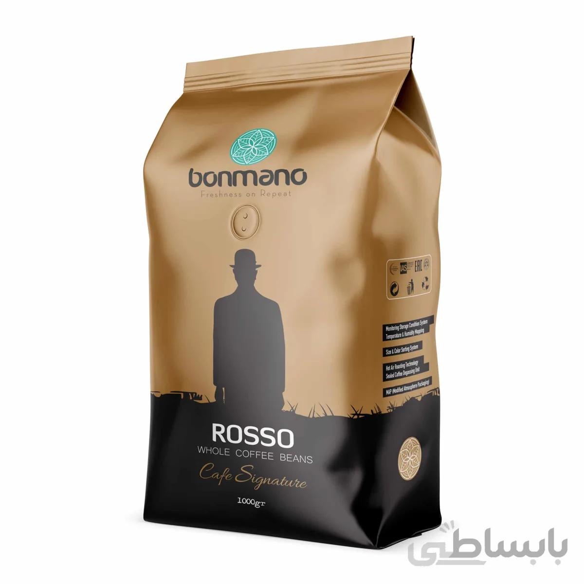 دانه قهوه روسو بن مانو 1 کیلویی