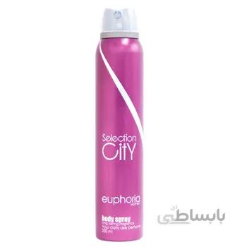 اسپری بدن زنانه سلکشن سیتی مدل Euphoria Women حجم 200 میلی لیتر ا Selection City Euphoria Women Body Spray for Women 200ml