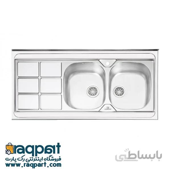 سینک پرنیان استیل مدل PS1124 روکار