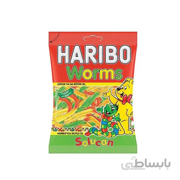 پاستیل هاریبو Worms وزن 80 گرم