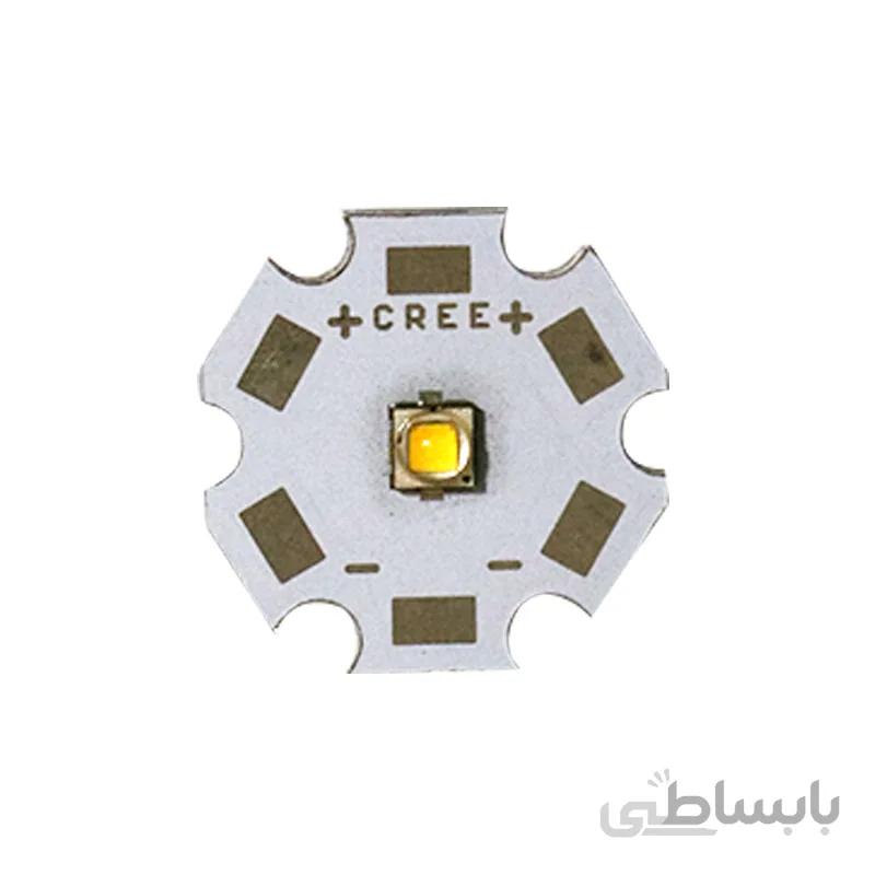لامپ نور زرد کِری 20 میلی متر CREE XPG-2 5W