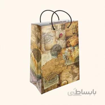 ساک کادویی متوسط سایز 3 طرح فطب نما