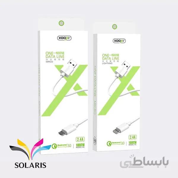 کابل شارژ Xooxi مدل micro A1