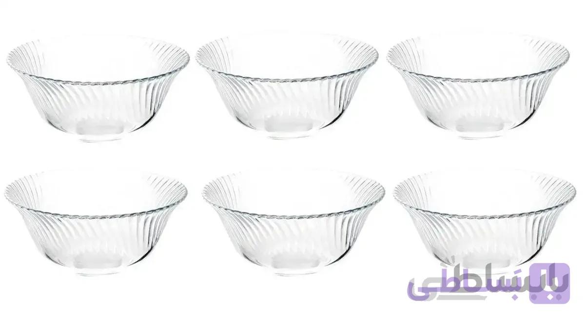 کاسه آبگوشت نوری تازه مدل دایموند ست 6 عددی کد 400743