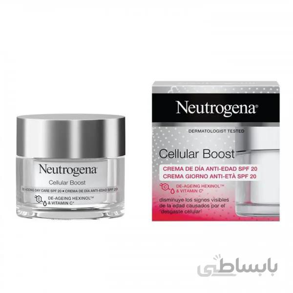 کرم روز ضد پیری نوتروژینا سری Cellular Boost حجم 50 میل
