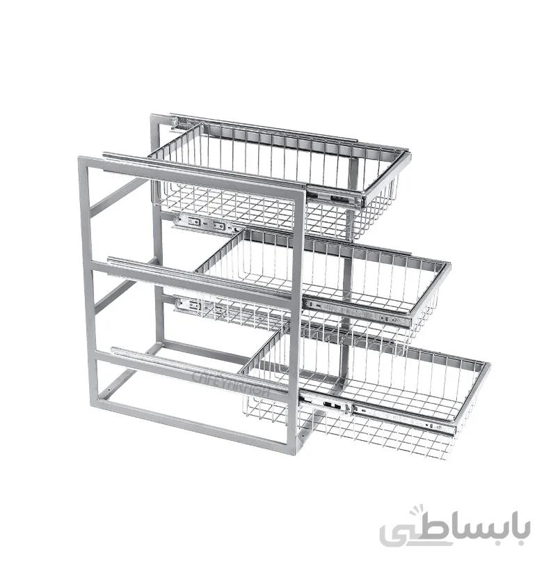 سبد ریلی سه طبقه آدلان مدل A362