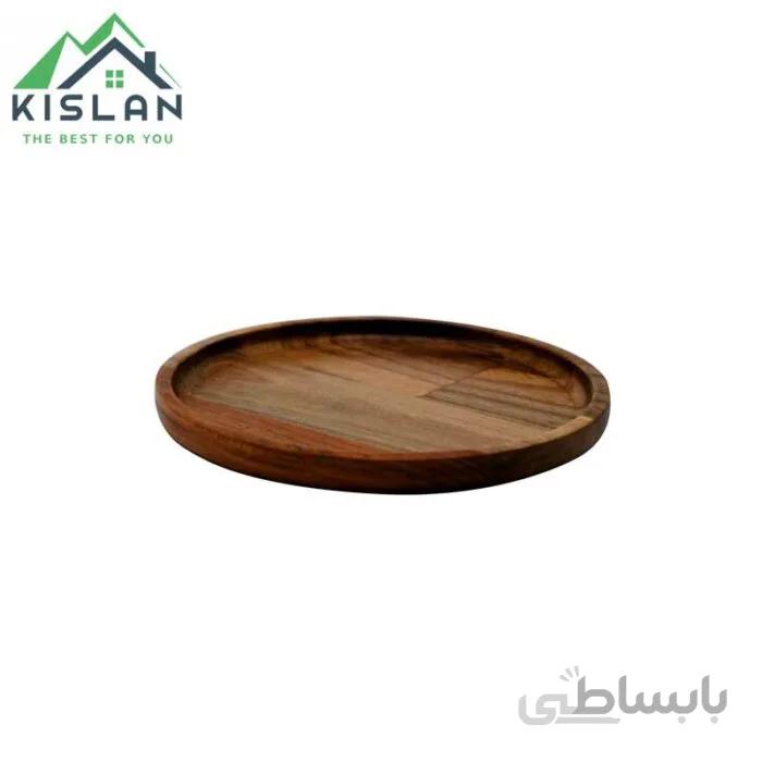بشقاب گرد چوبی آماهوم سایز 25