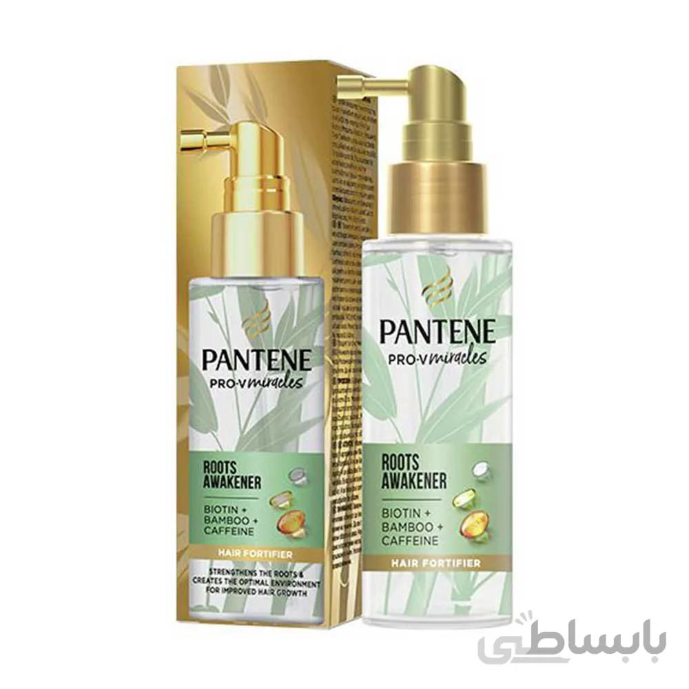 سرم تقویت‌کننده و ضدریزش پنتن مدل roots awakener حجم 100 میلی لیتر ا panten prov roots awakener and biotin bamboo caffeine for hair fortifier 100ml