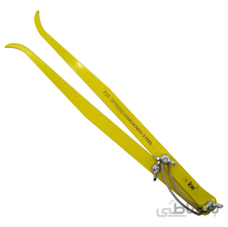 پرگار داخل سنج استیل KW زرد مدل P25