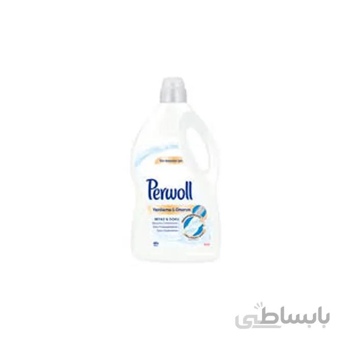 مایع لباسشویی پروول مخصوص لباس سفید Perwoll در حجم 4 لیتر