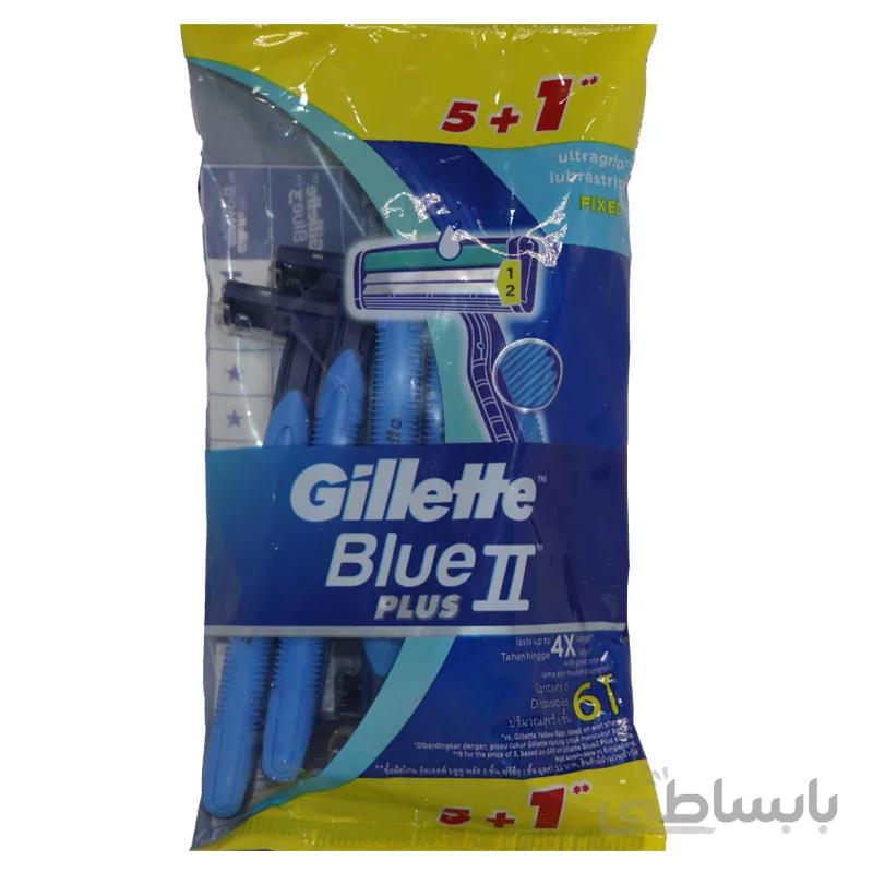 خود تراش دولبه صابوندار ژیلت 6 تایی