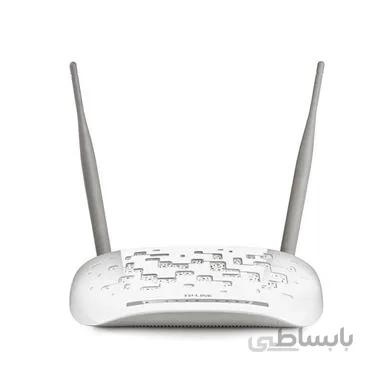 مودم روتر تی پی لینک W8961N_V4 ا TP LINK TD W8961N_V4 ADSL2 Plus Wireless N300 Modem Router کد 528664