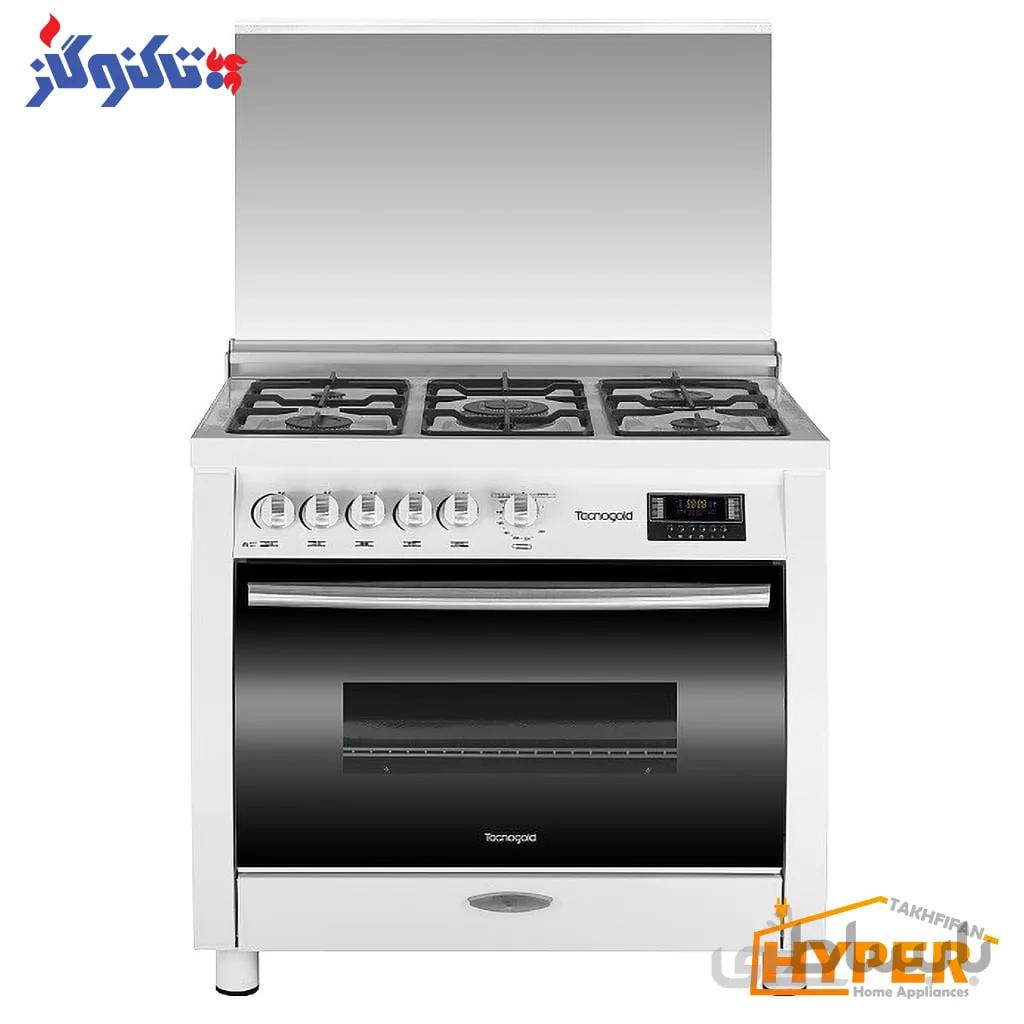 اجاق گاز مبله فر دار تاکنوگاز مدل امپریال Tacnogas Free Standing Range E4-WW ا Furnished gas stove with oven Imperial Tacnogas Free Standing Range E4-WW