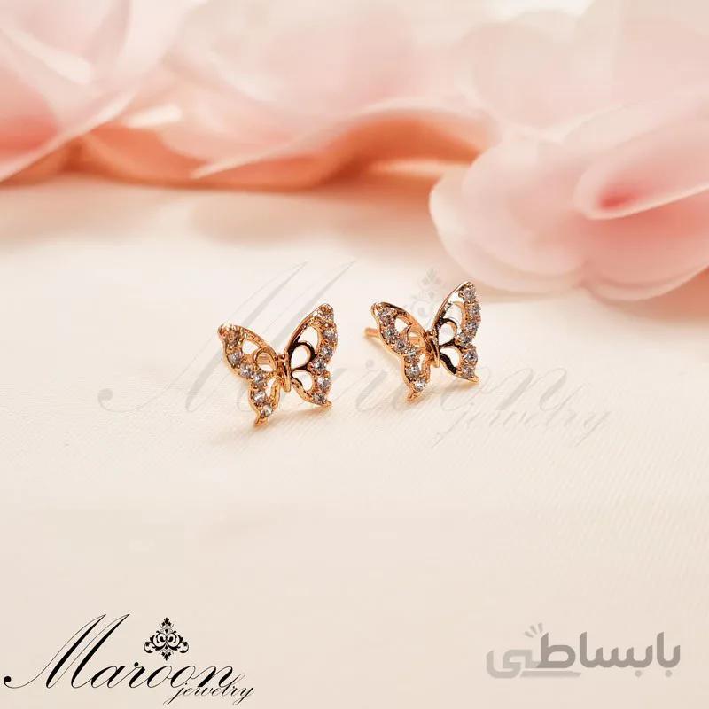 گوشواره پروانه مارون CG146