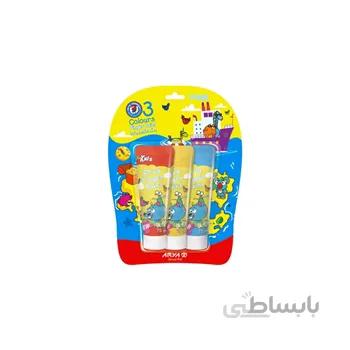 رنگ انگشتی ۳ رنگ تیوپی آریا
