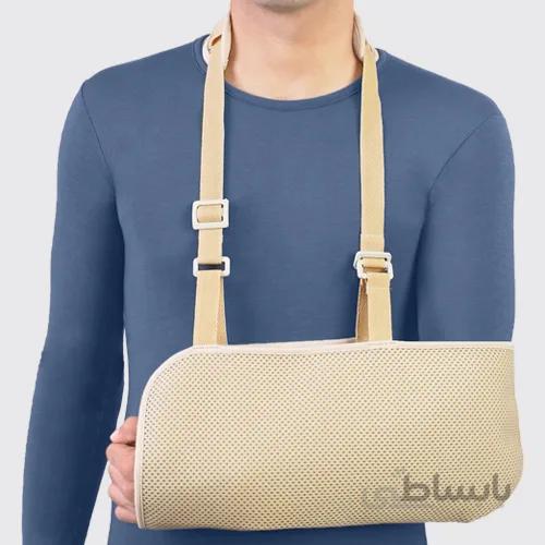 آویز دست کیسه ای با پارچه سه بعدی طب و صنعت ا Arm Sling with spacer fabric
