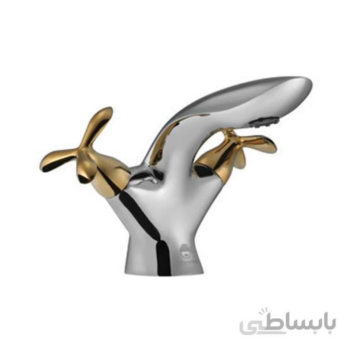 شیر روشویی درخشان مدل آنتیک ا bath tap derakhshan model Antique