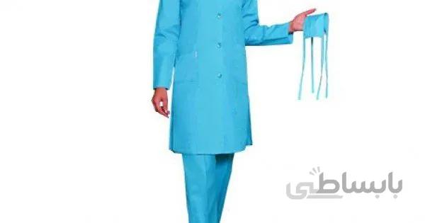 روپوش و ست زنانه 4 تکه اتاق عمل فیروزه ای