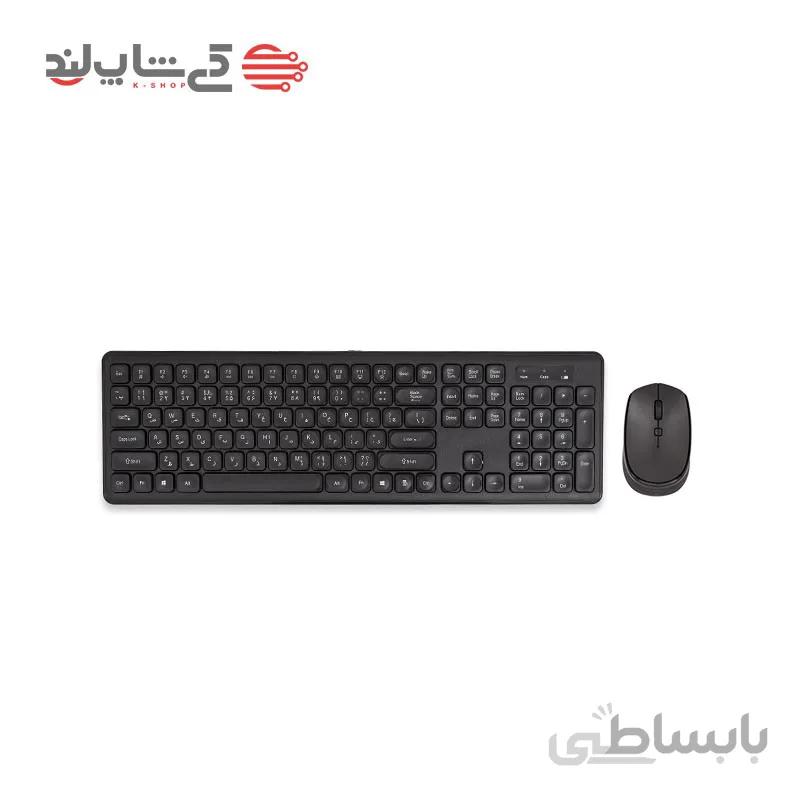 کیبورد و ماوس بی سیم سادیتا مدل SKM-3401 WL