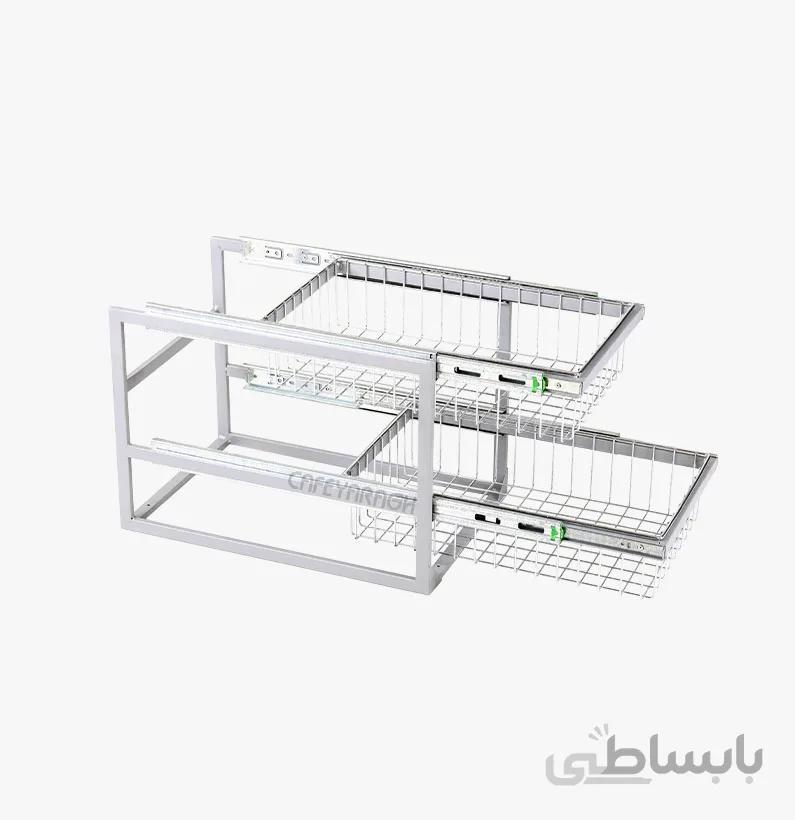 سبد کابینت ریلی آشپزخانه آدلان مدل A386
