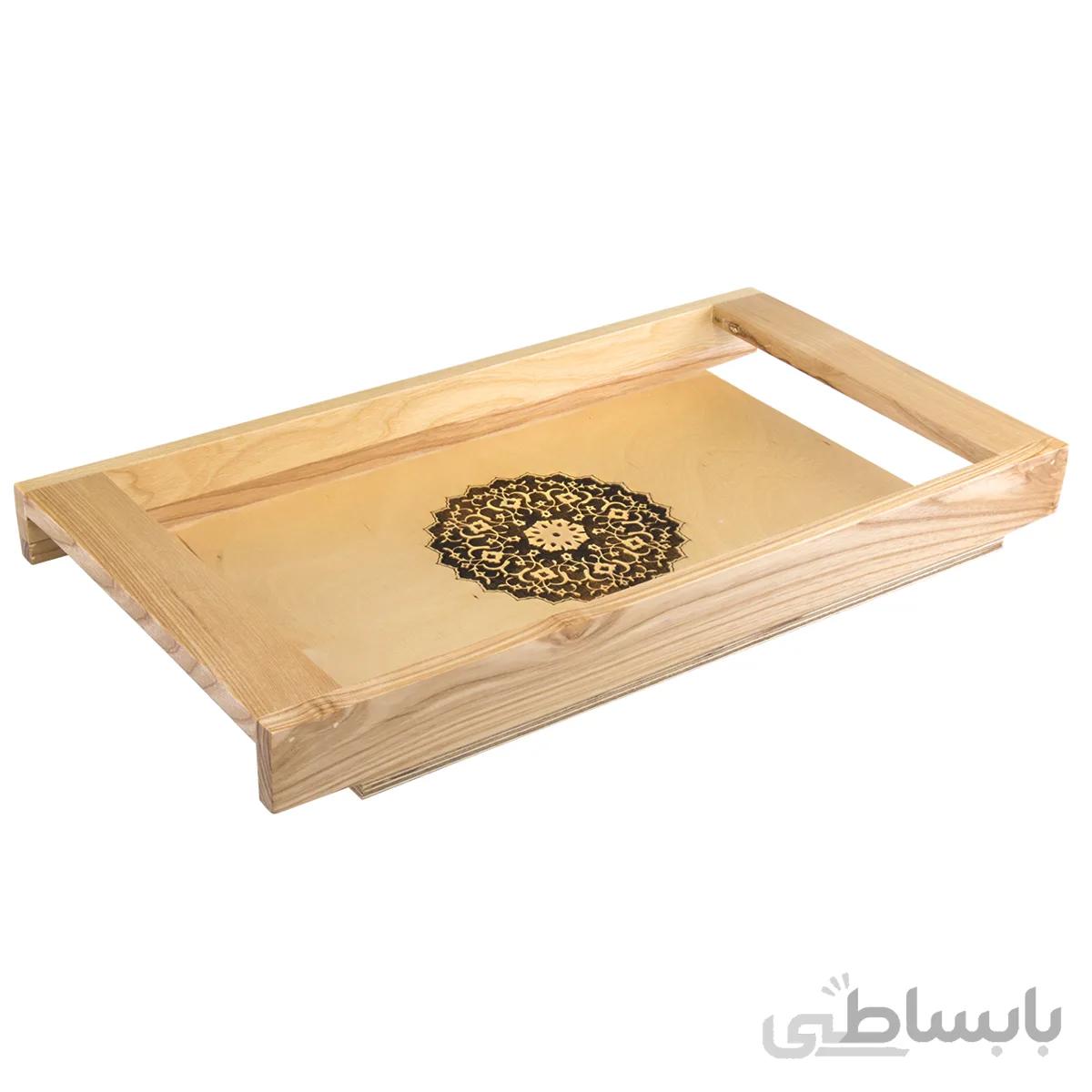 سینی چوبی بزرگ مدل گیسو کد 60