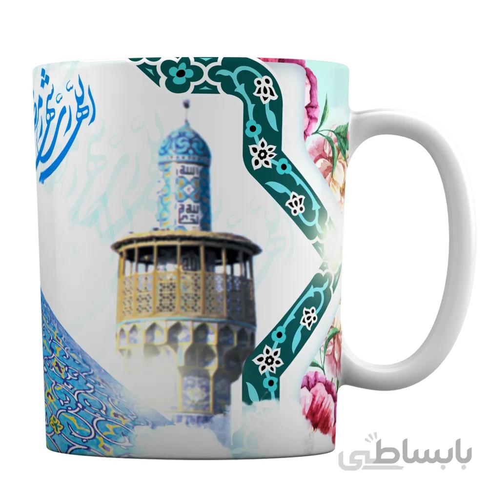 ماگ سرامیکی با طرح ماه مبارک رمضان کد 1-204