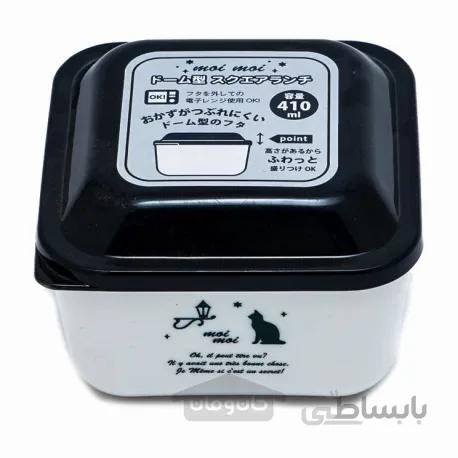 جعبه غذا مربع شکل طرح طاق moimoi