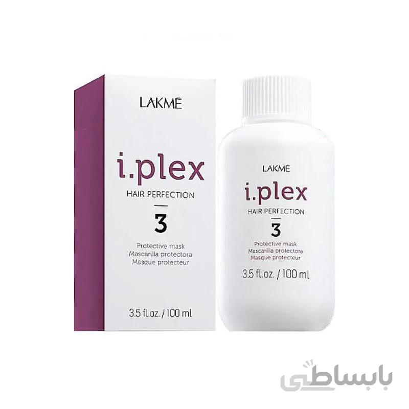 مواد آی پلکس شماره 3 کرم موی آسیب دیده لاکمه Lakme I Plex Therapy Hair Mask No. 3