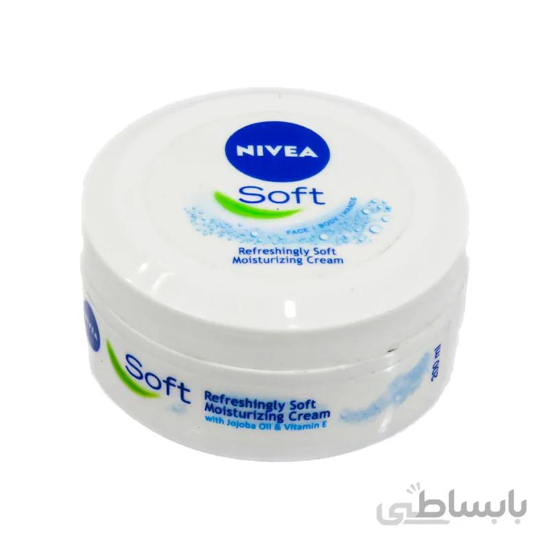 کرم مرطوب کننده نیوا سافت حجم 200 میل Nivea Soft Cream کد 353863