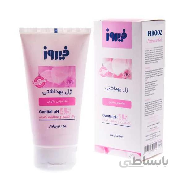 ژل بهداشتی بانوان فیروز ۱۵۰ میلی لیتری ا -