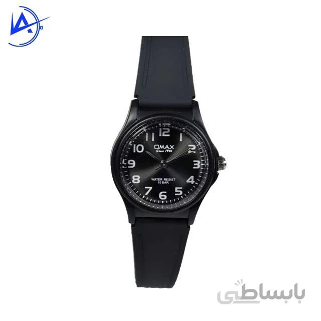 ساعت مچی زنانه OMAX ضد اب مشکی کد 14088