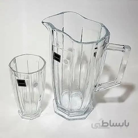 پارچ و لیوان کریستال استیج