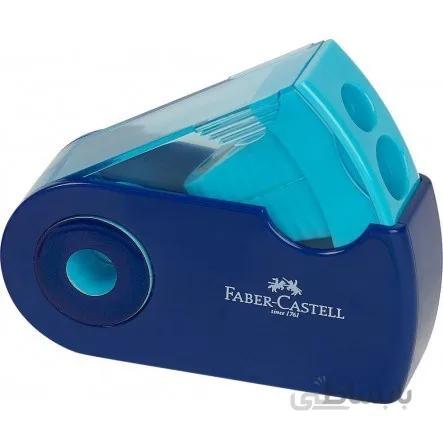 تراش دو سوراخه مخزن‌دار رنگي Faber Castell 182704