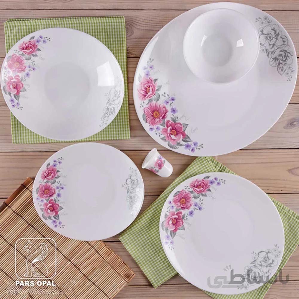 سرویس غذا خوری 28 پارچه پارس اوپال طرح 253