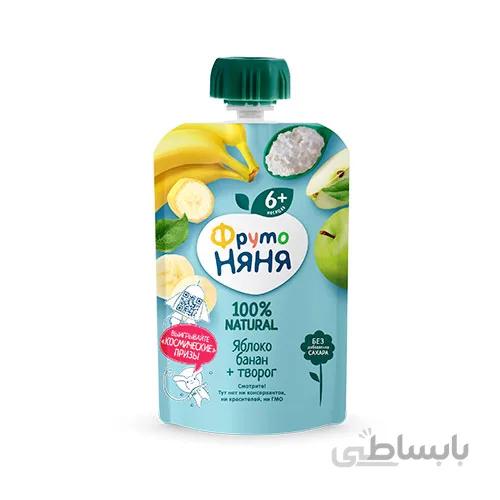 پوره ساندیسی سیب، موز و پنیر فروتونیانیا Frutonyanya