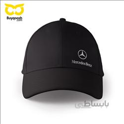 کلاه کتان مشکی بنز