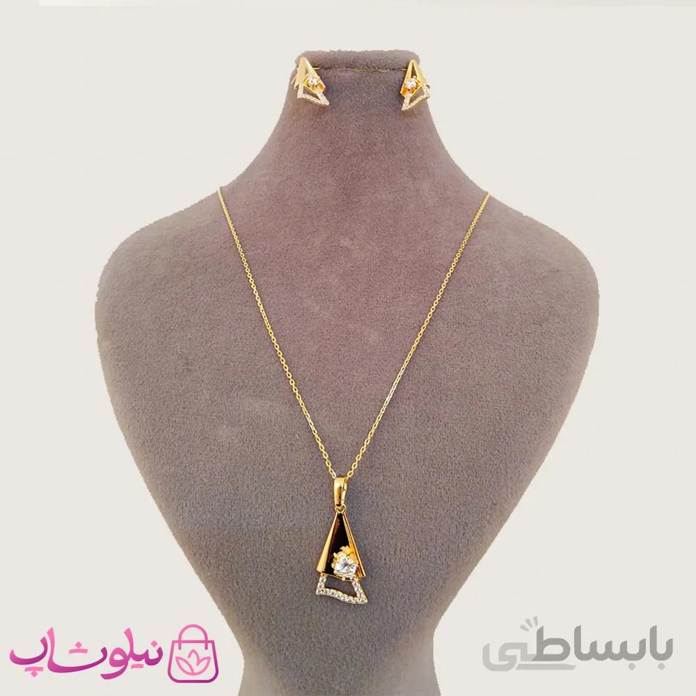 نیم ست زنانه ژوپینگ ام اند ال طلایی کد 63 2