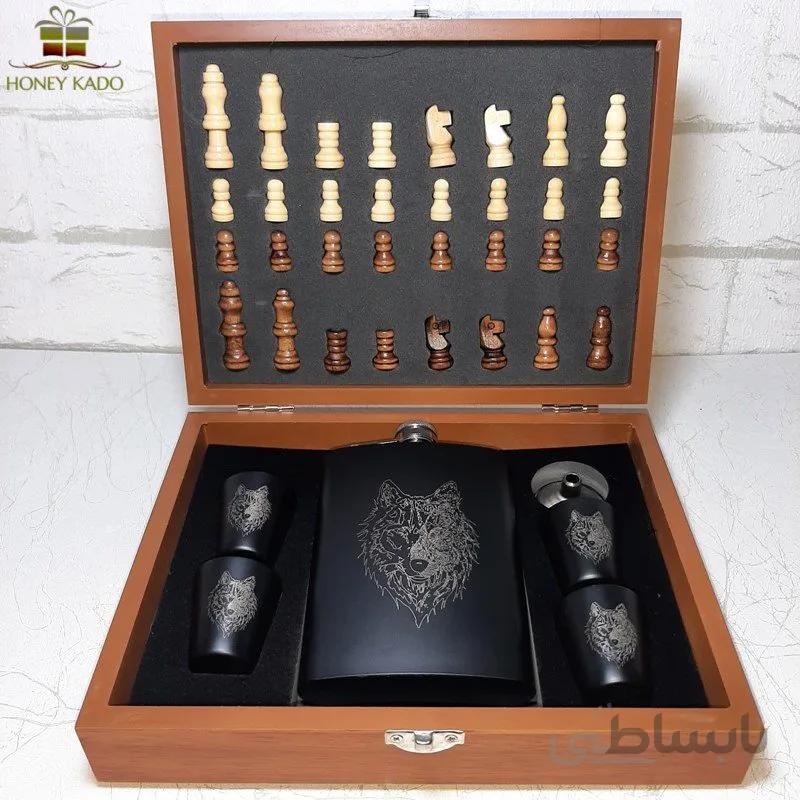 ست فلاسک شطرنج دار مدل 002